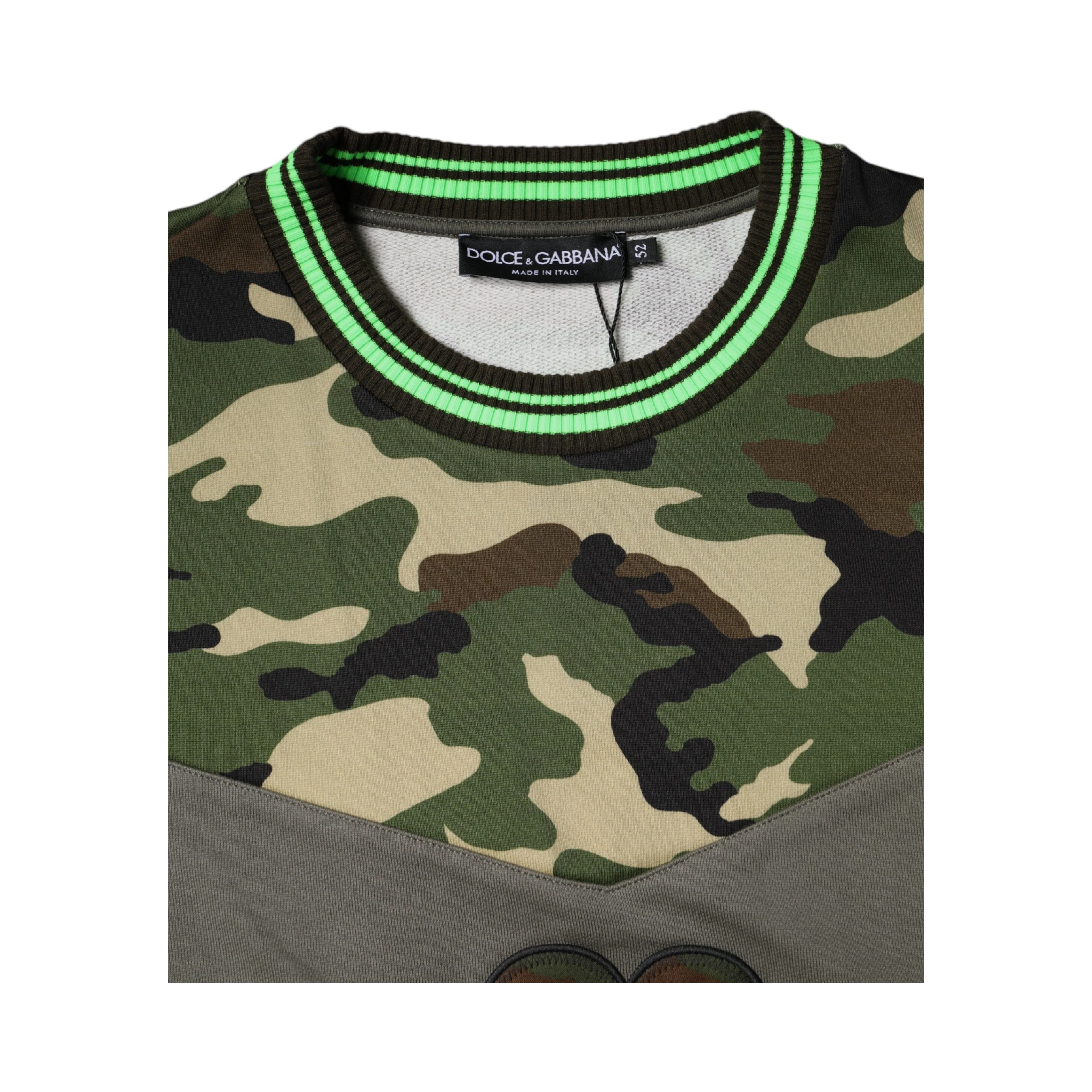 Multicolor Camouflage Sweatshirt Sweater