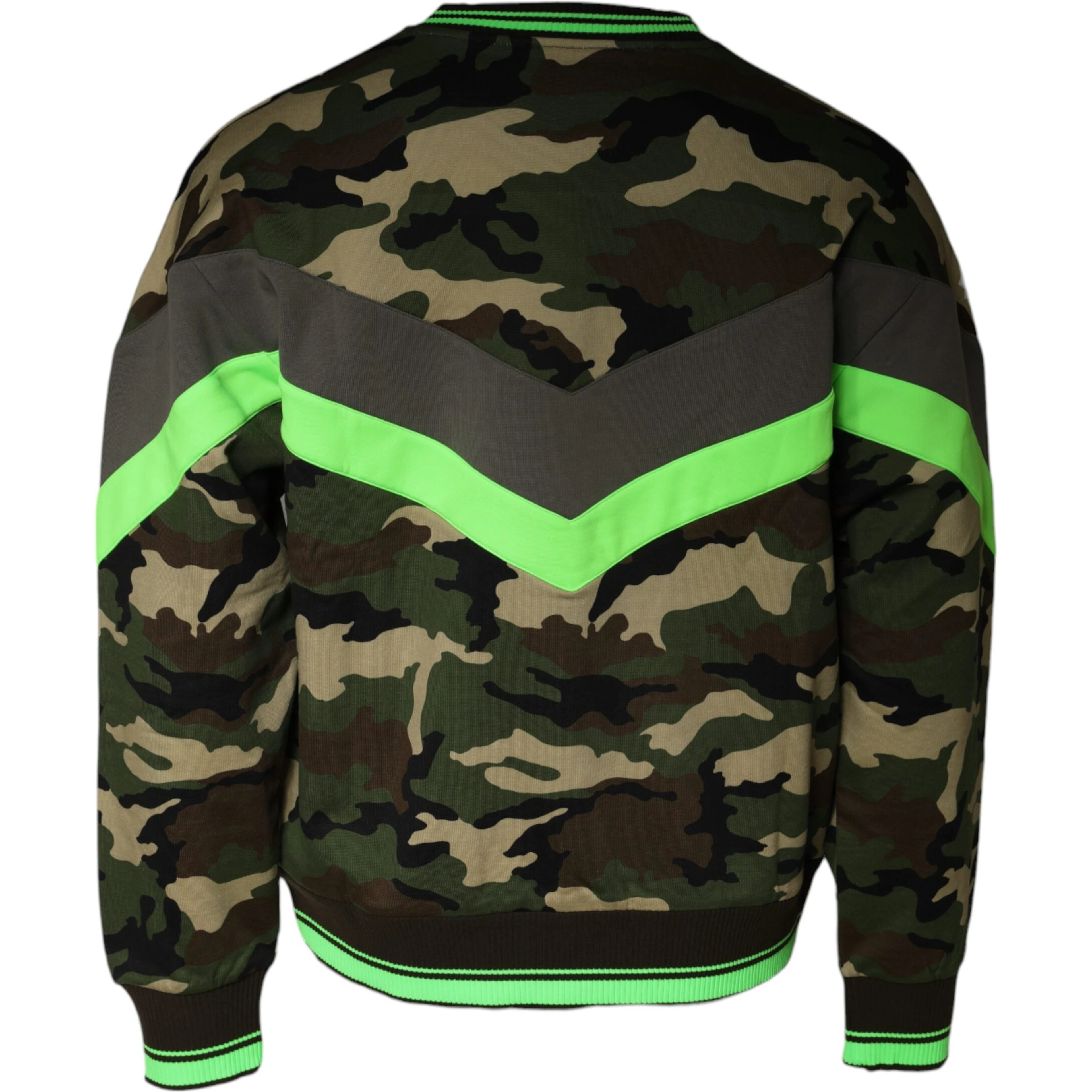 Multicolor Camouflage Sweatshirt Sweater