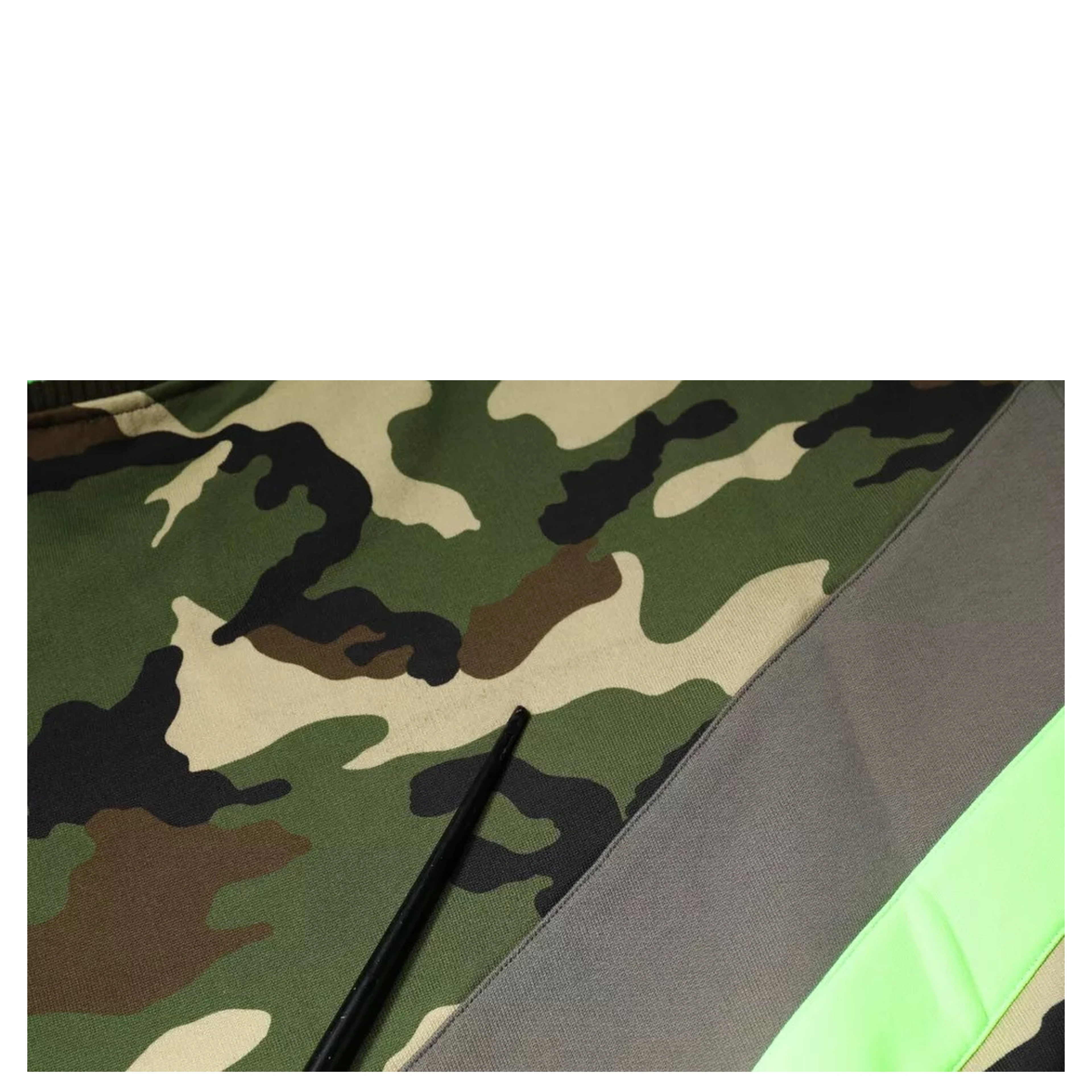 Multicolor Camouflage Sweatshirt Sweater