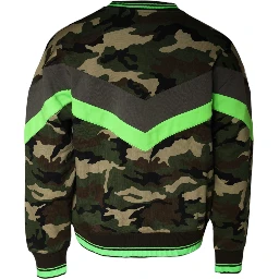 Multicolor Camouflage Sweatshirt Sweater