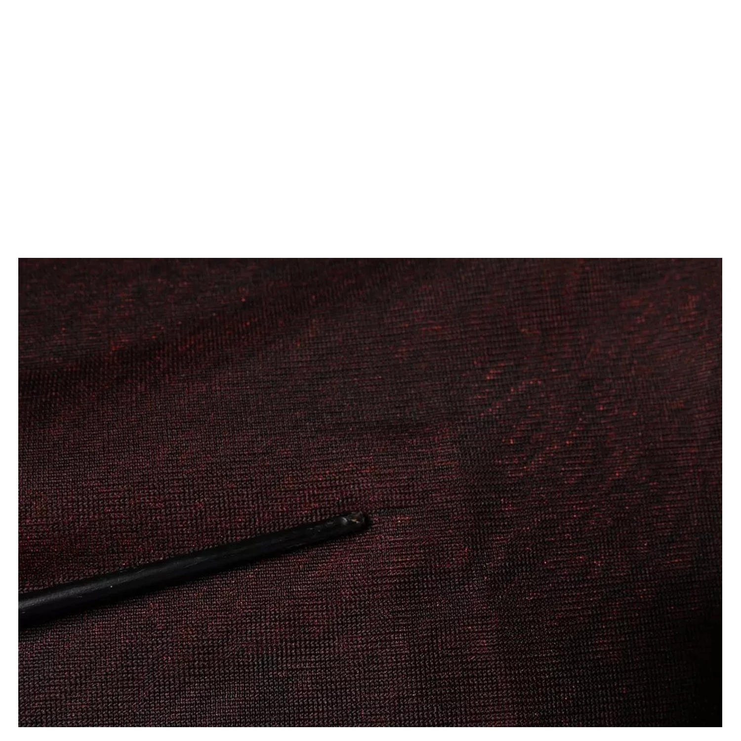 Maroon Polyester Crew Neck Pullover Sweater