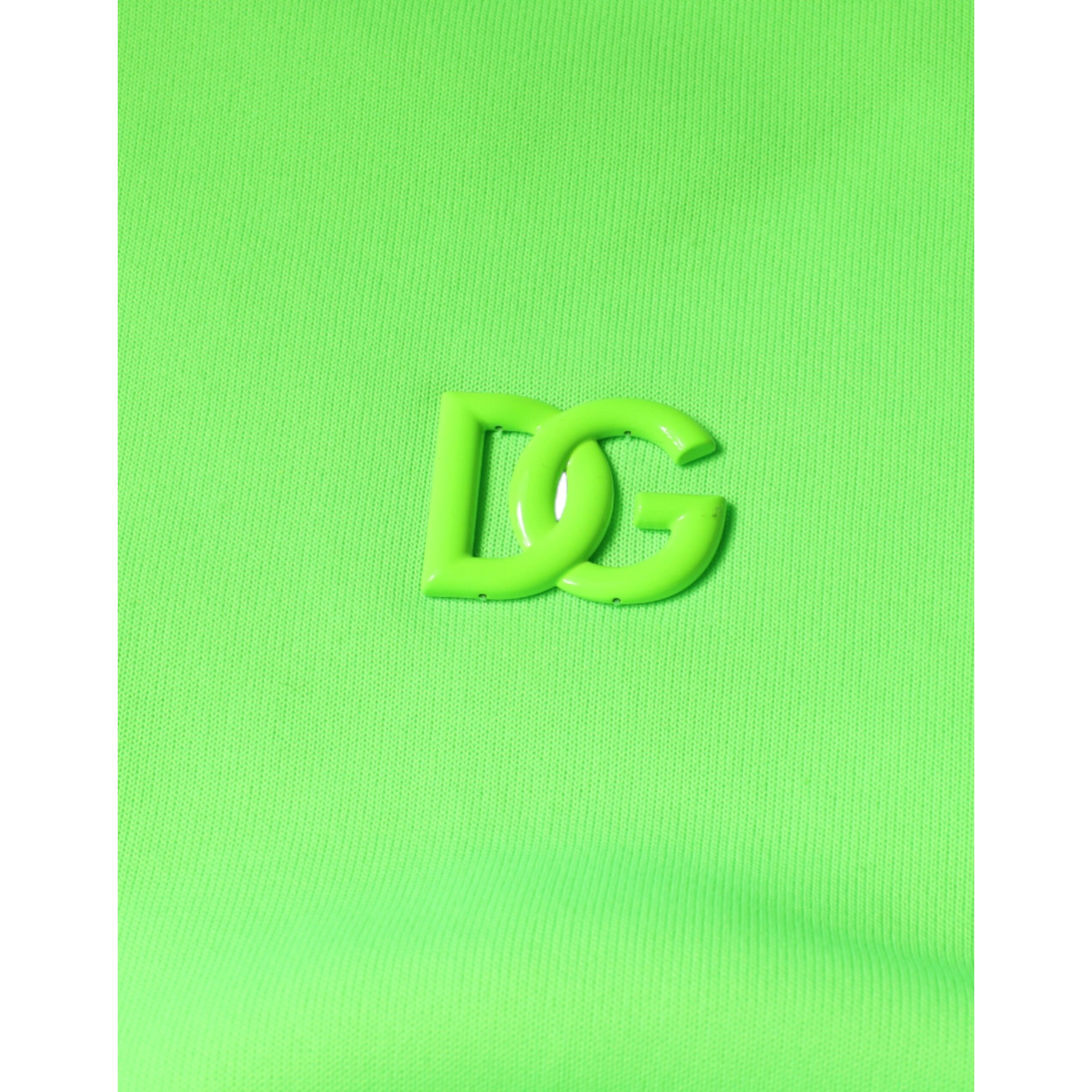 Green Logo Hooded Pullover Sweatshirt Sweater
