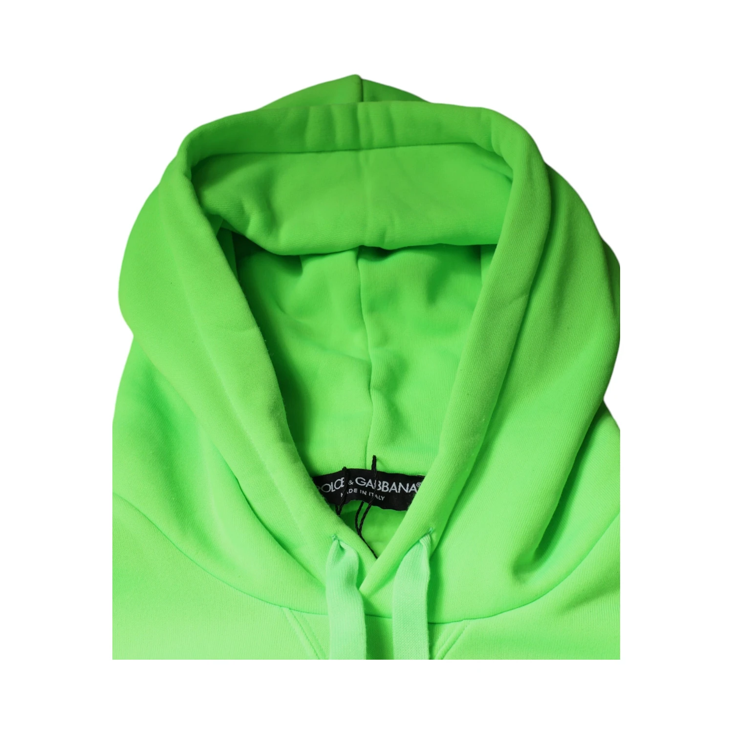 Green Logo Hooded Pullover Sweatshirt Sweater