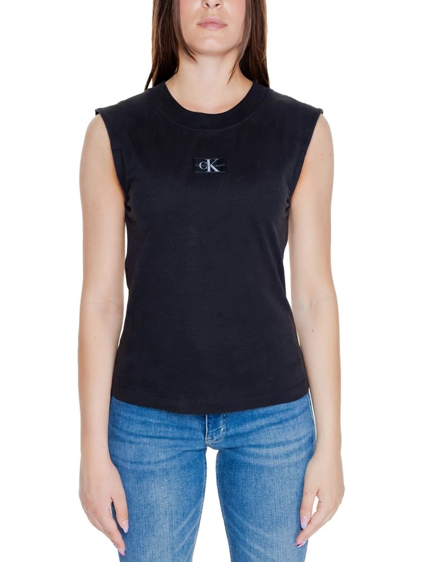 Relaxed Sleeveless T-shirt