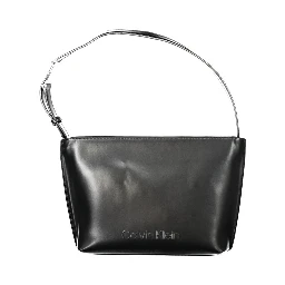 Black Polyester Handbag