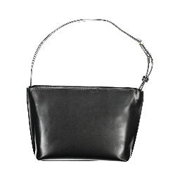 Black Polyester Handbag