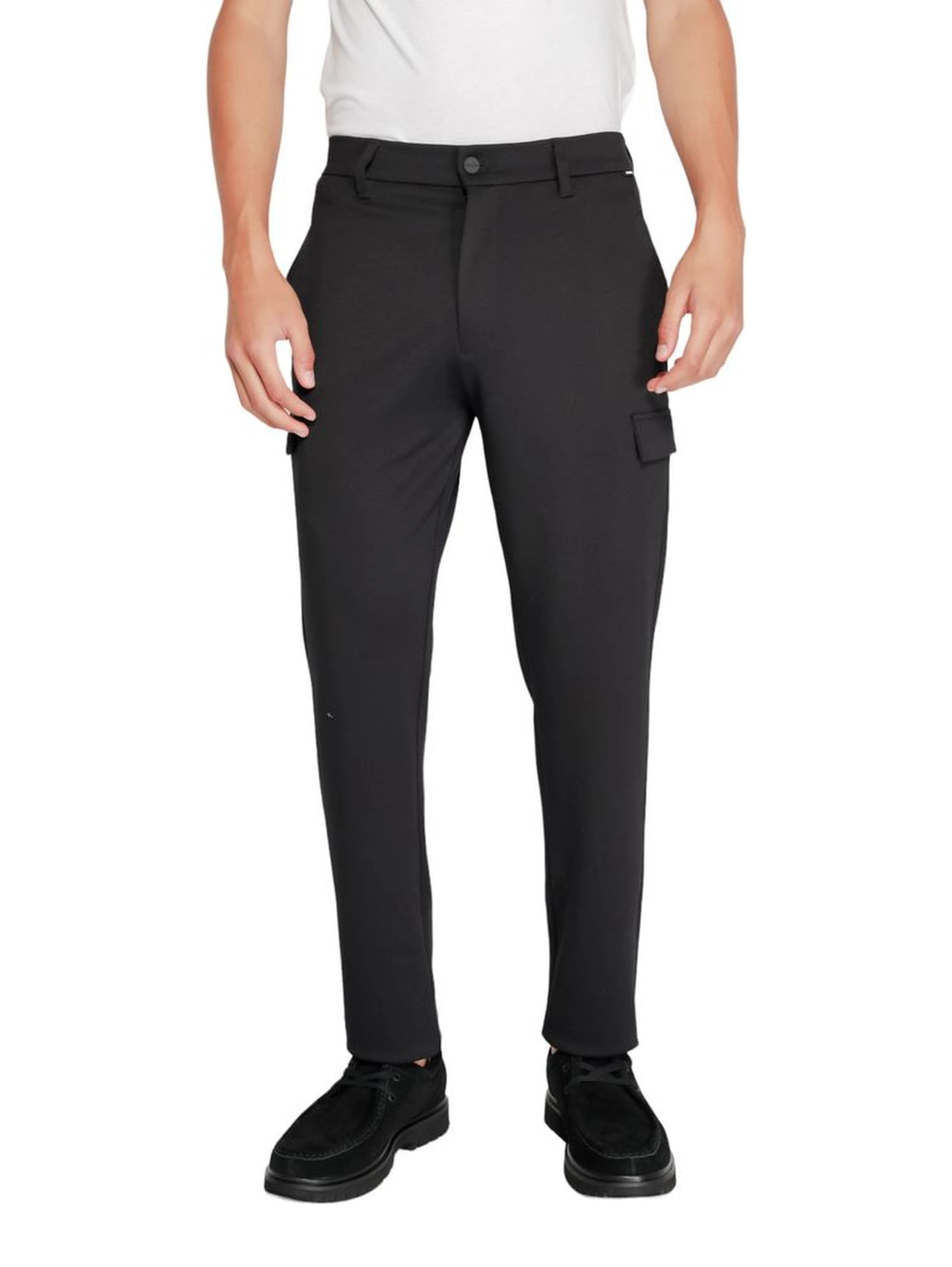 Black Recycled Polyester Joggers (Workout Pants)