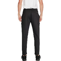 Black Recycled Polyester Joggers (Workout Pants)