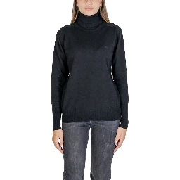 Black Viscose Turtleneck