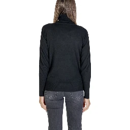 Black Viscose Turtleneck