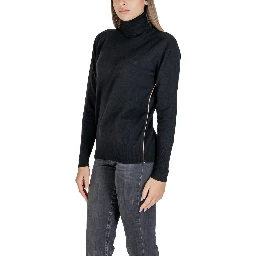 Black Viscose Turtleneck