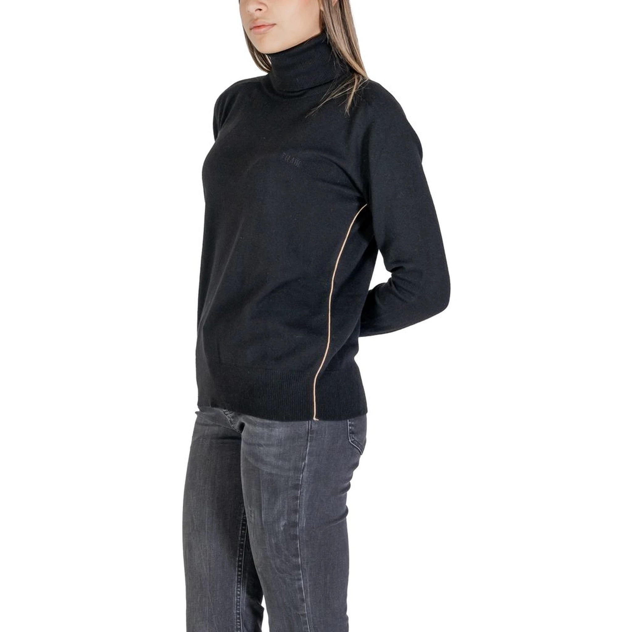 Black Viscose Turtleneck