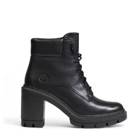 Black Recycled Leather High Heel Pumps