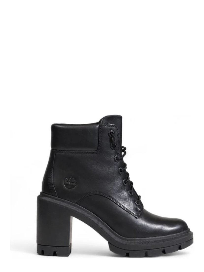 Black Recycled Leather High Heel Pumps