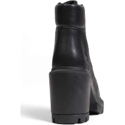 Black Recycled Leather High Heel Pumps