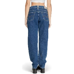Blue Cotton Mom Jeans