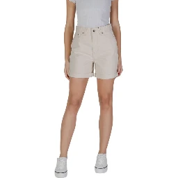 Beige Cotton Shorts