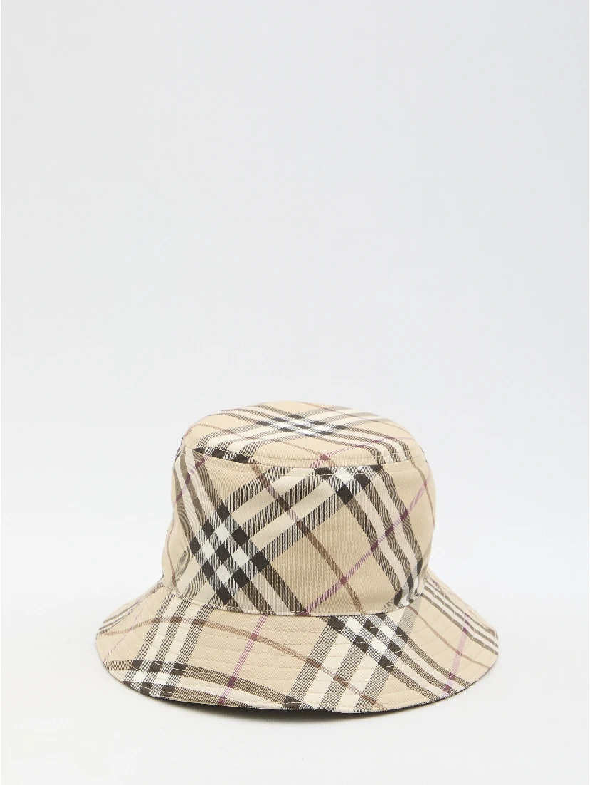 Check bucket hat