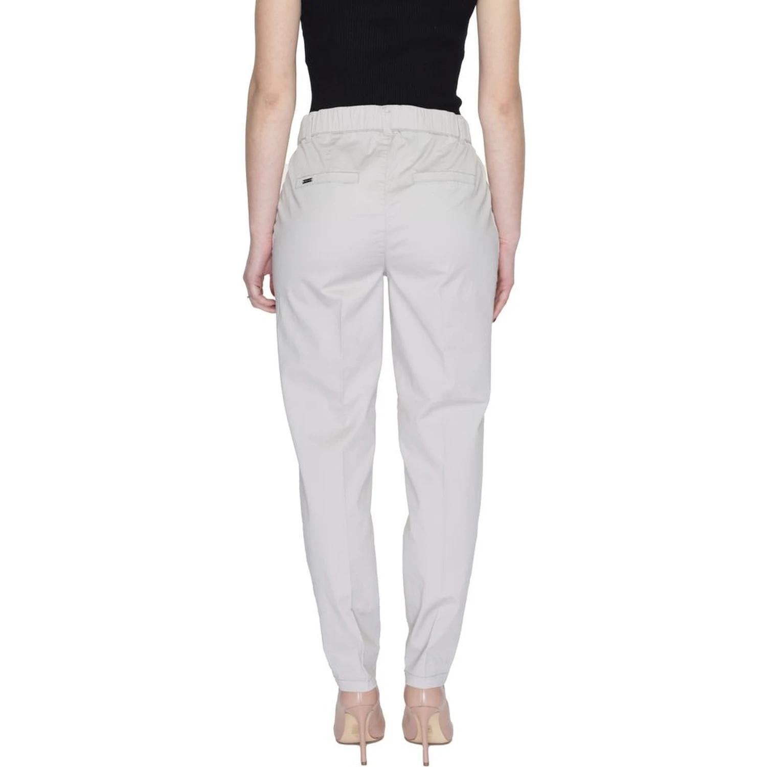 Beige Cotton Pant