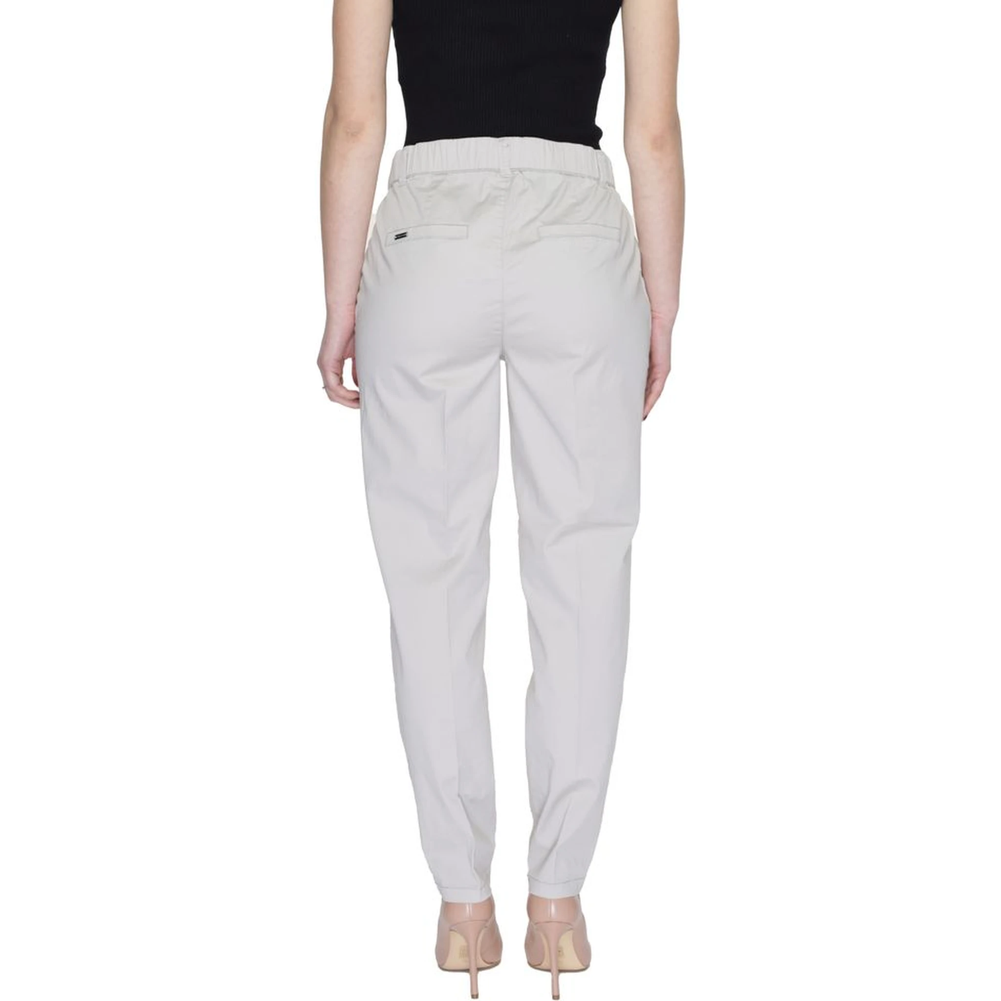 Beige Cotton Pant