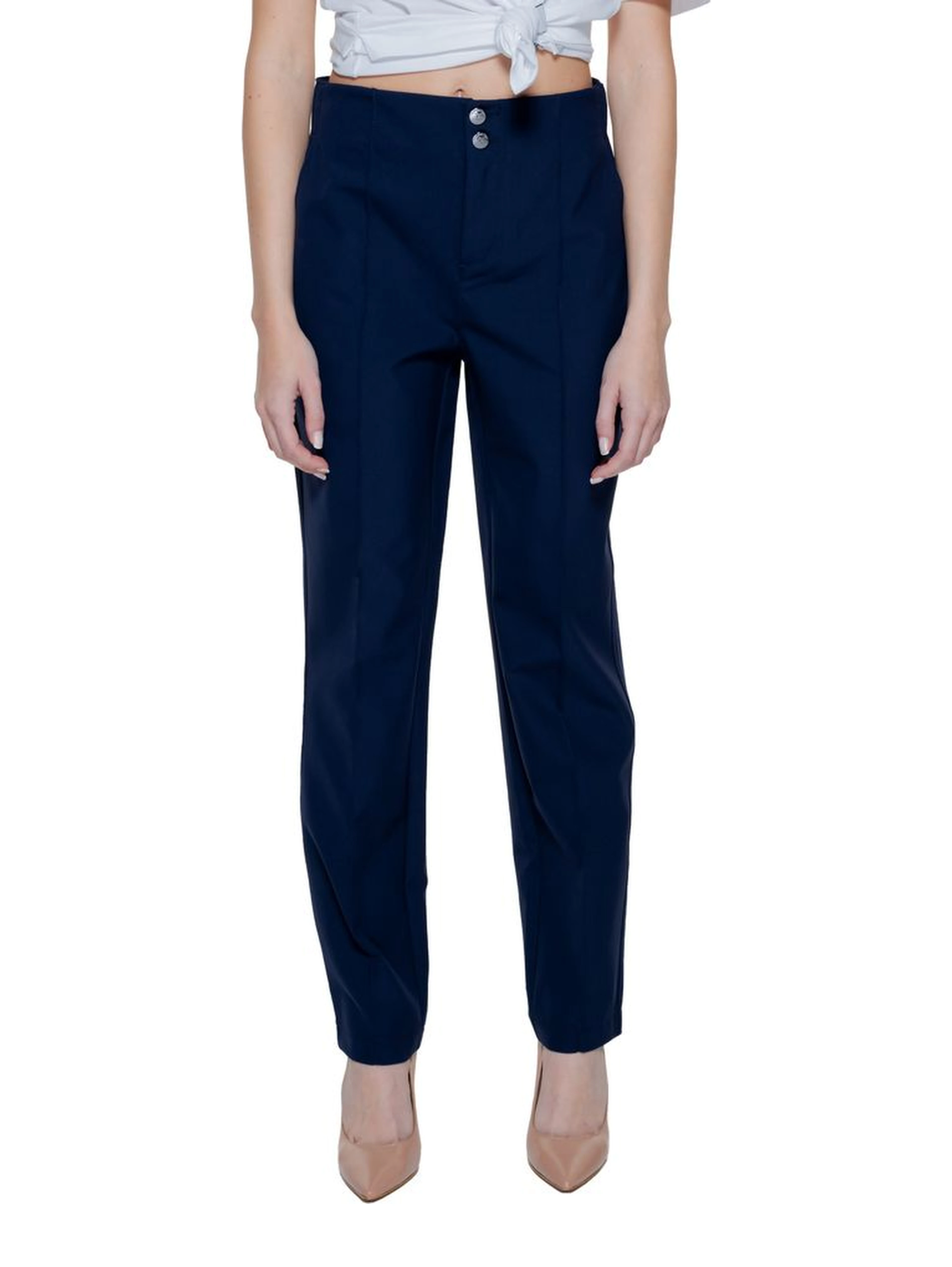 Blue Polyamide Pant
