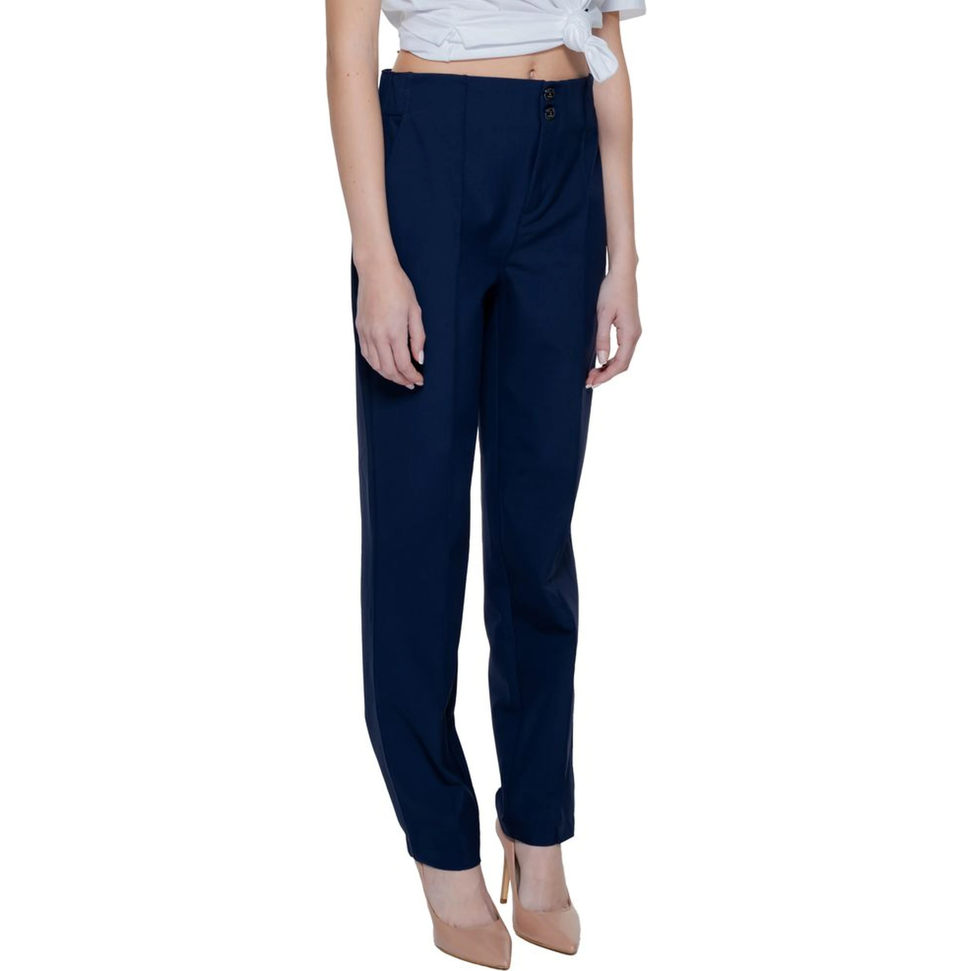Blue Polyamide Pant