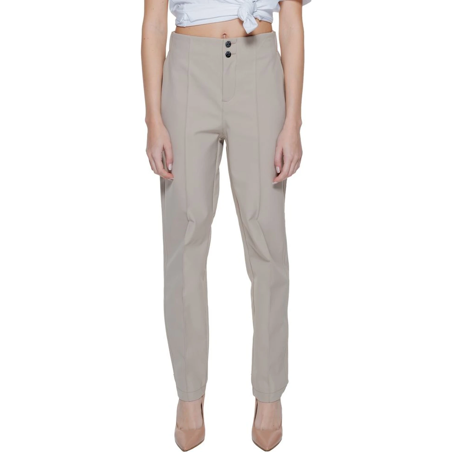 Beige Polyamide Pant