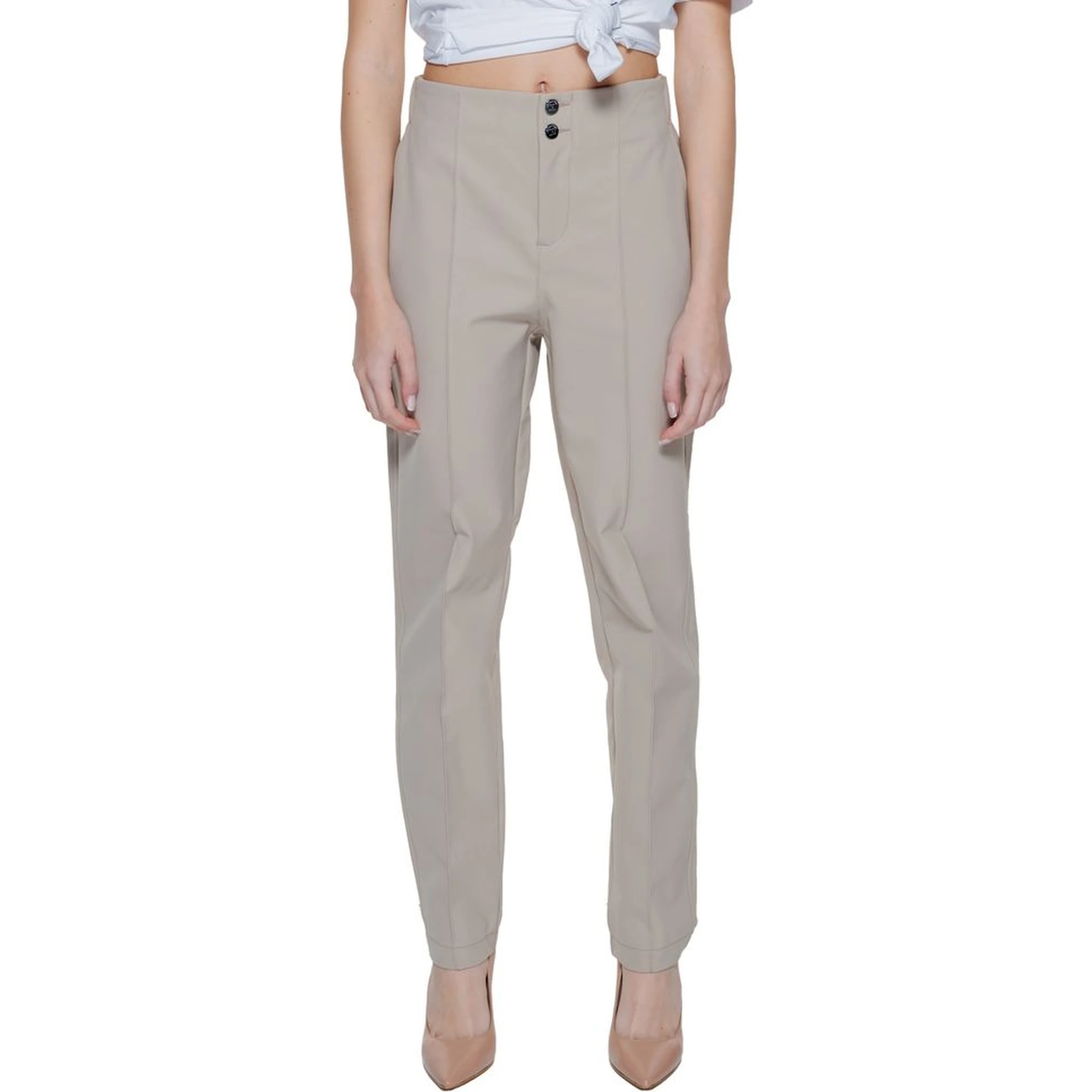 Beige Polyamide Pant