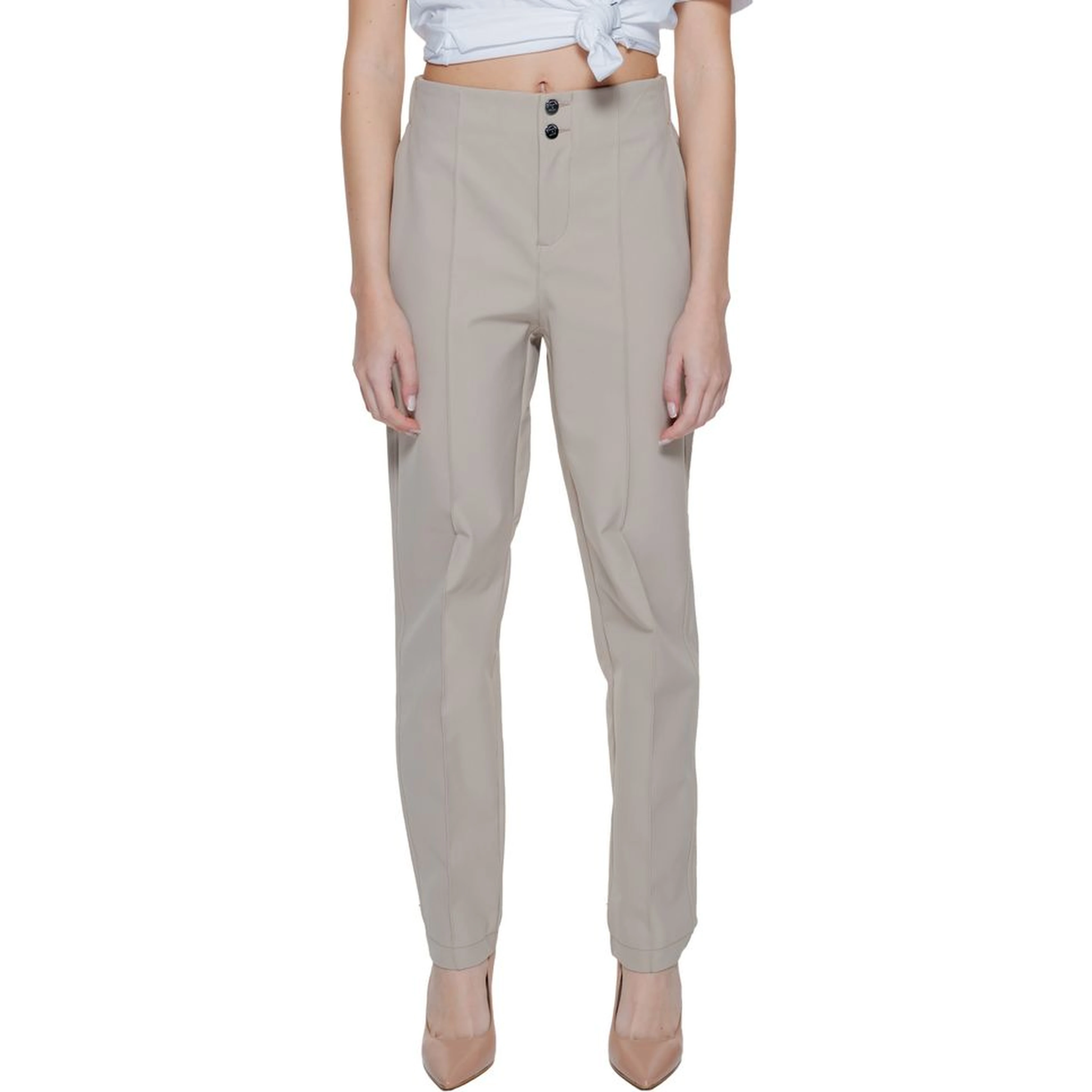 Beige Polyamide Pant