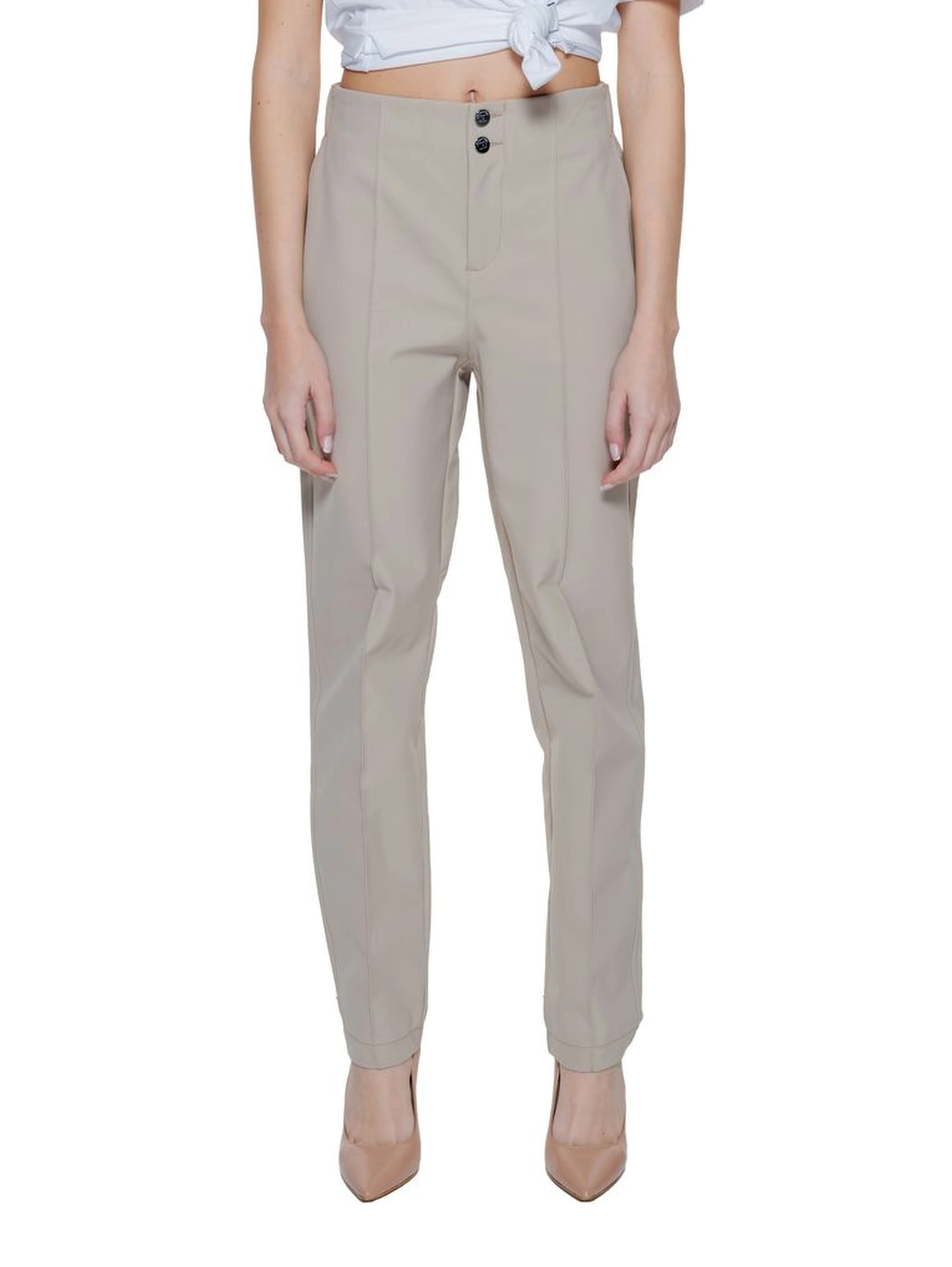 Beige Polyamide Pant