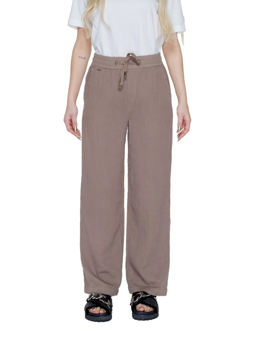 Brown Cotton Pant