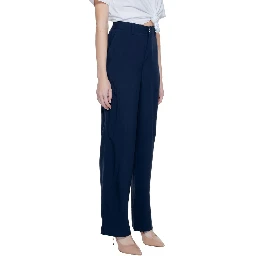 Blue Viscose Pant