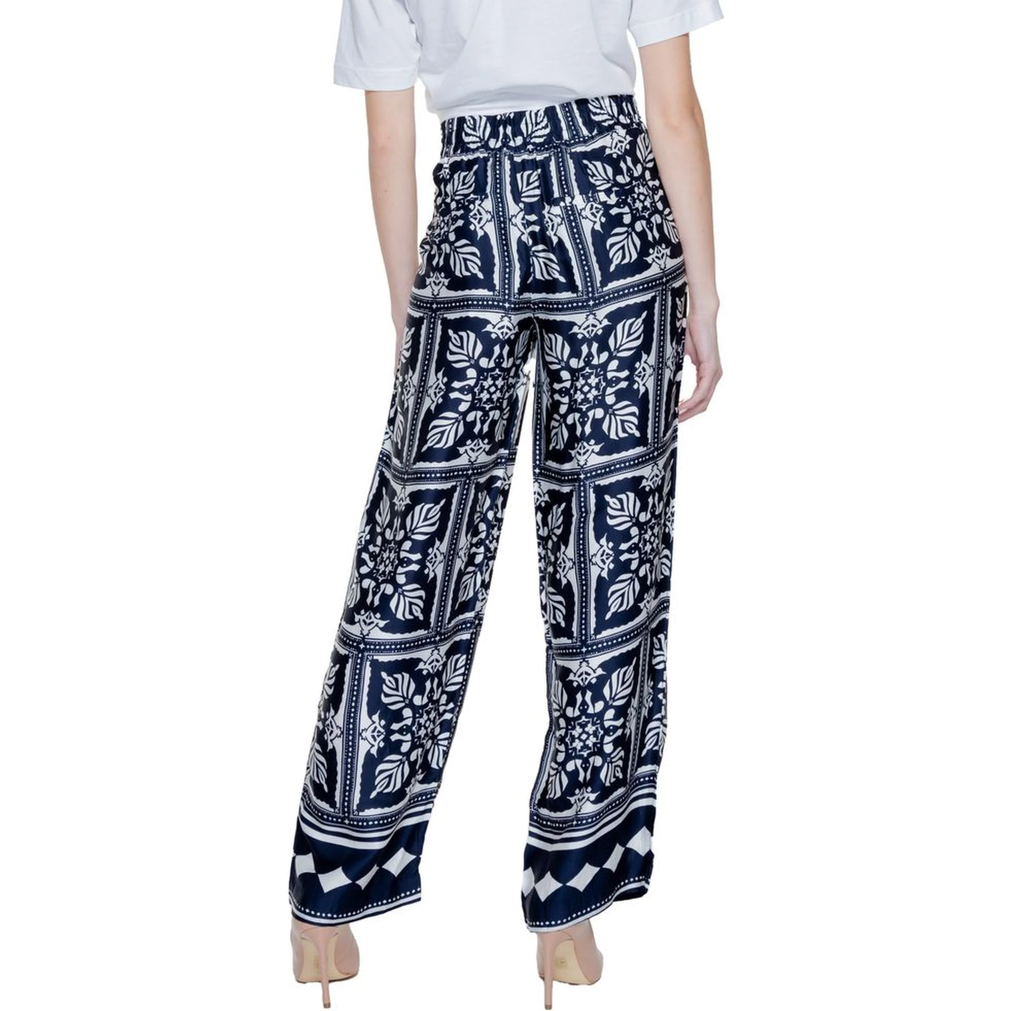 Blue Viscose Pant