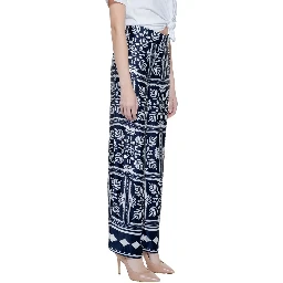 Blue Viscose Pant