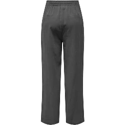 Gray Viscose Casual Pants