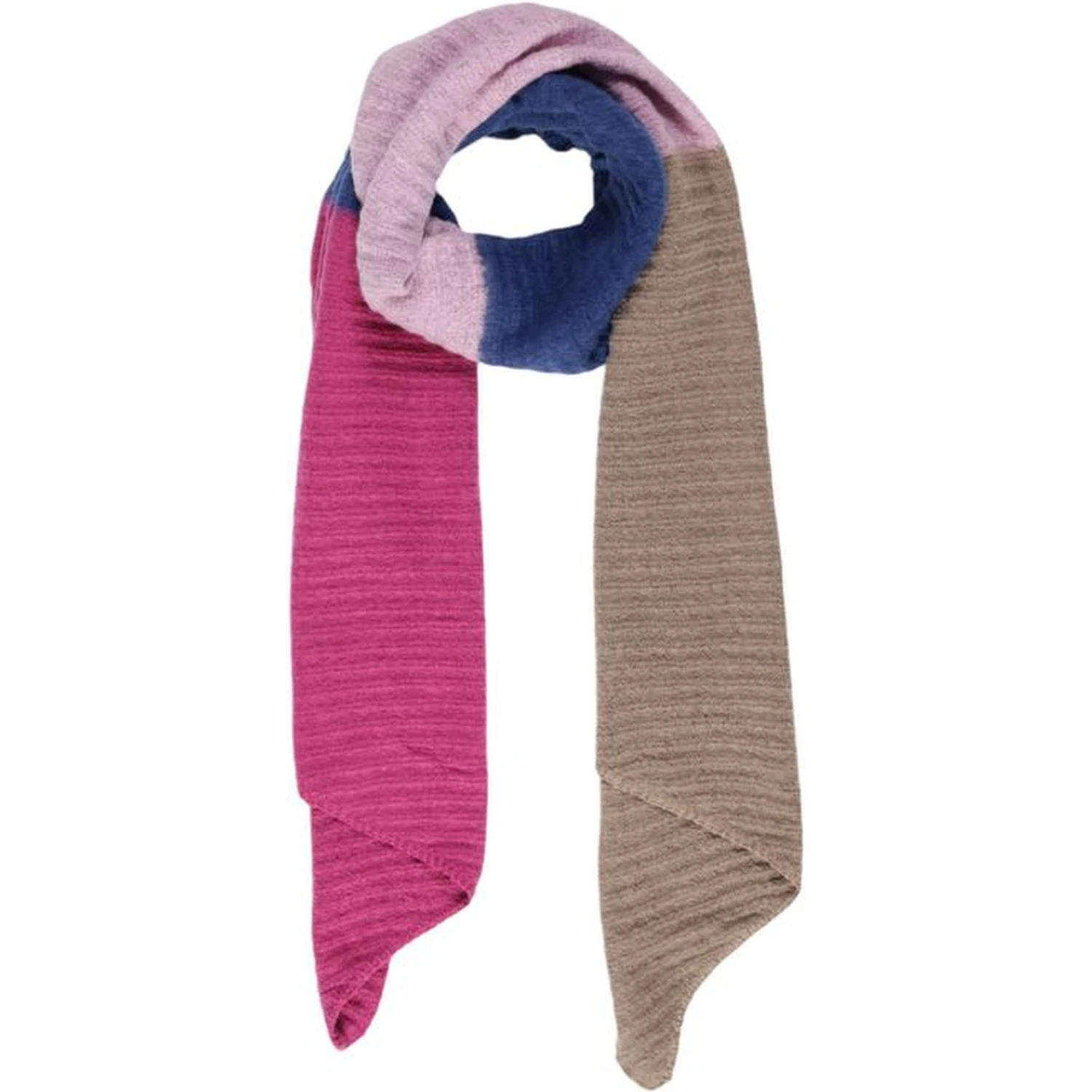 Blue Recycled Polyester Scarf