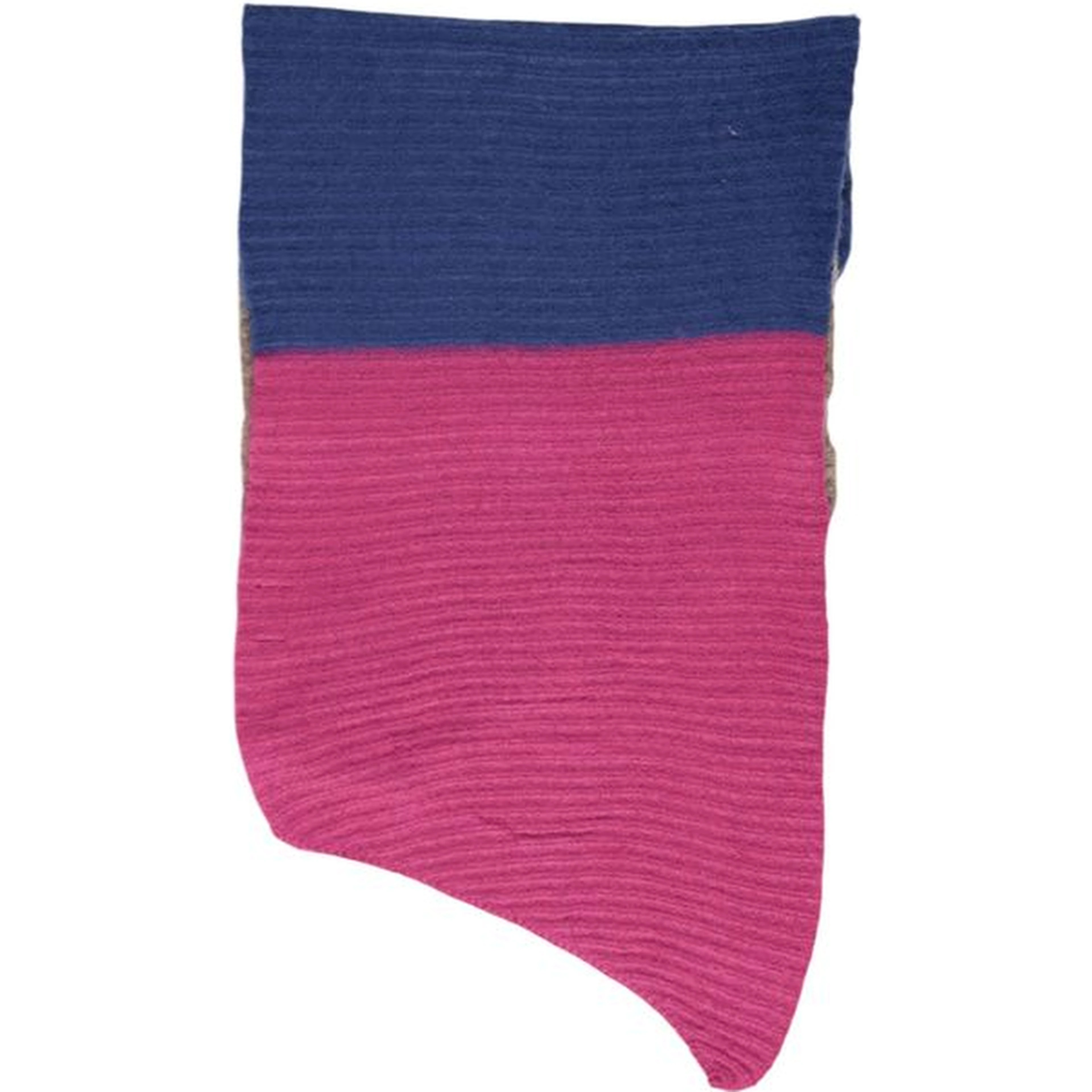 Blue Recycled Polyester Scarf