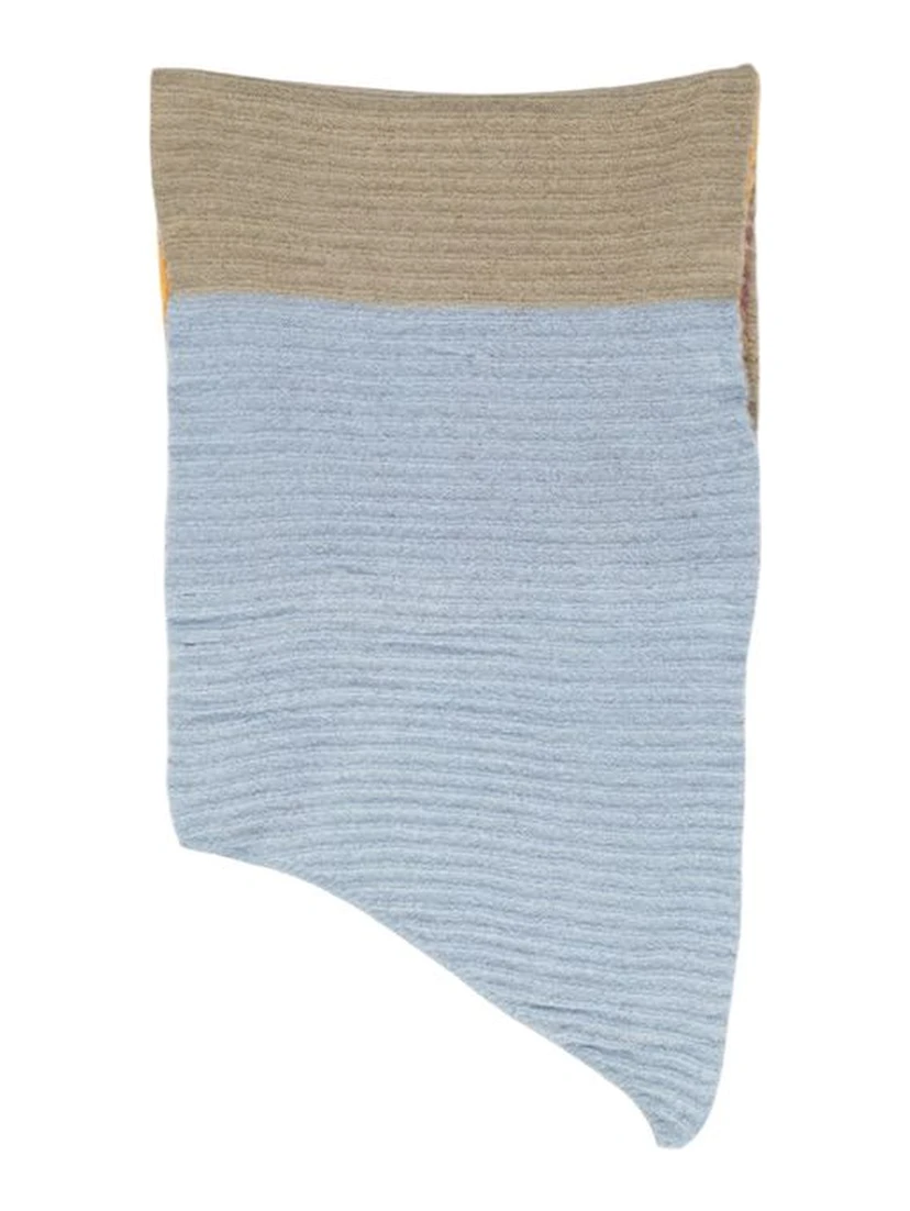 Yellow Recycled Polyester Scarf