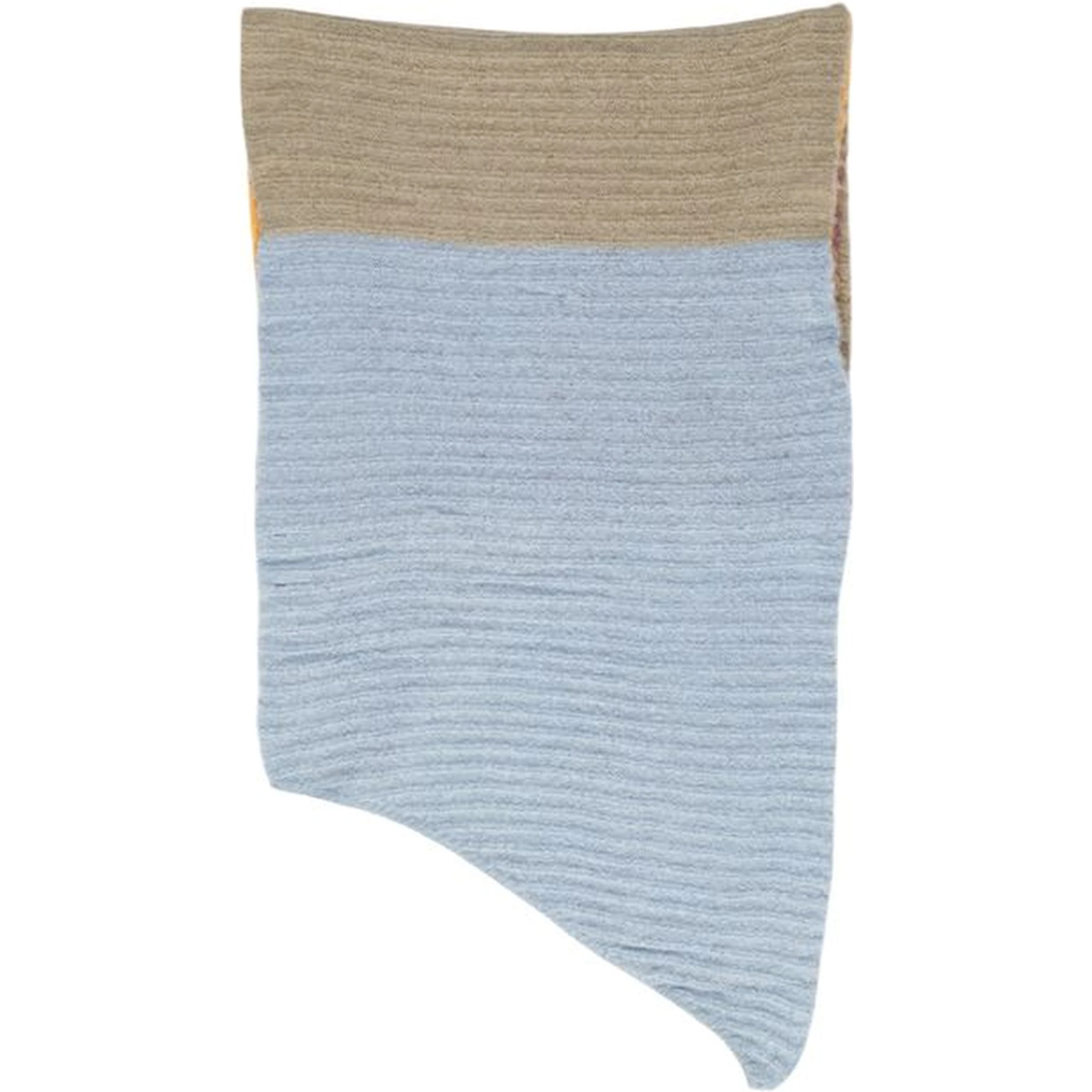 Yellow Recycled Polyester Scarf