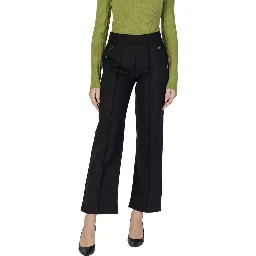 Black Viscose Pants