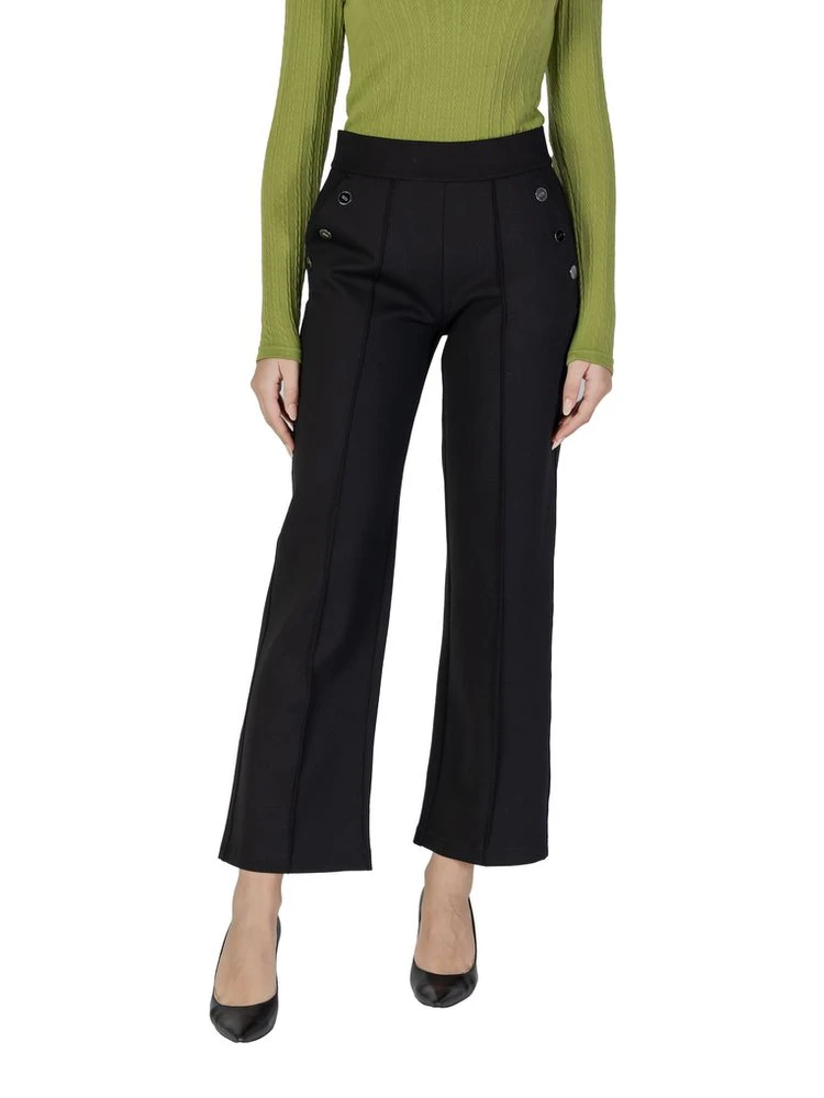 Black Viscose Pants