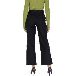 Black Viscose Pants