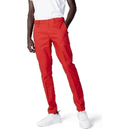 Red Cotton Pants