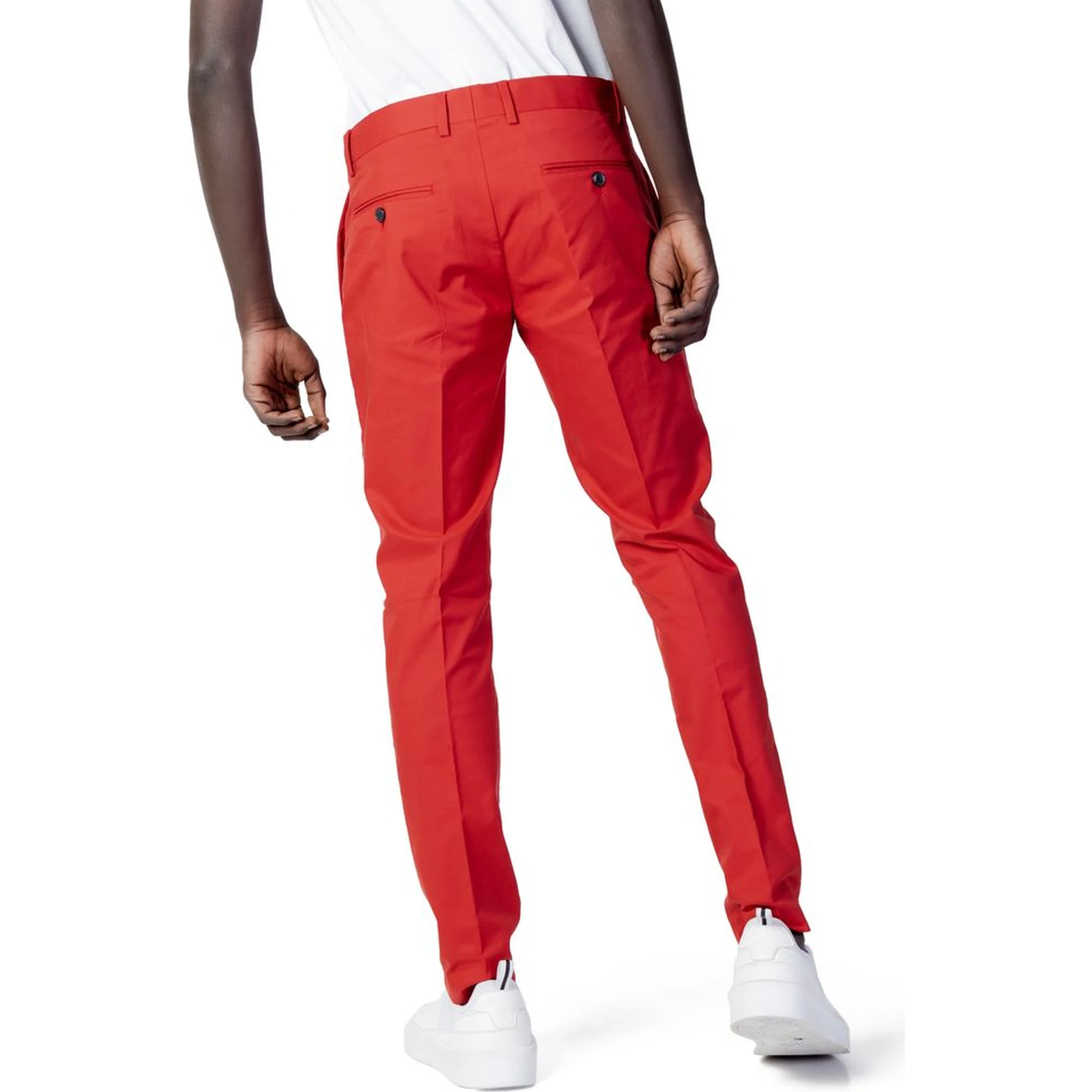 Red Cotton Pants
