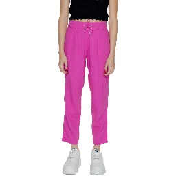 Multicolor Linen Casual Pants