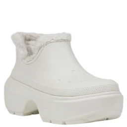 White Croslite Ankle Boots