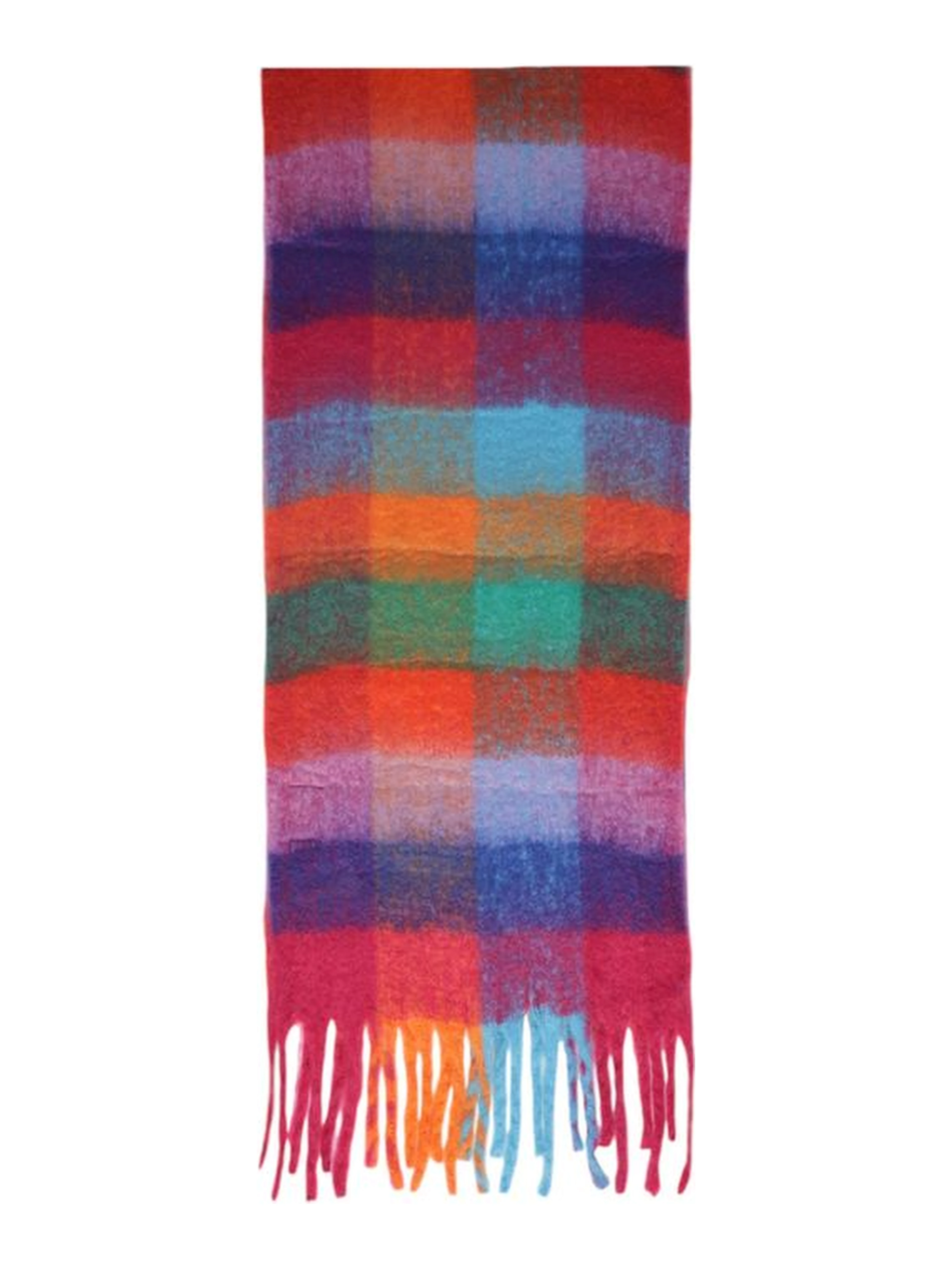 Orange Recycled Polyester Scarf