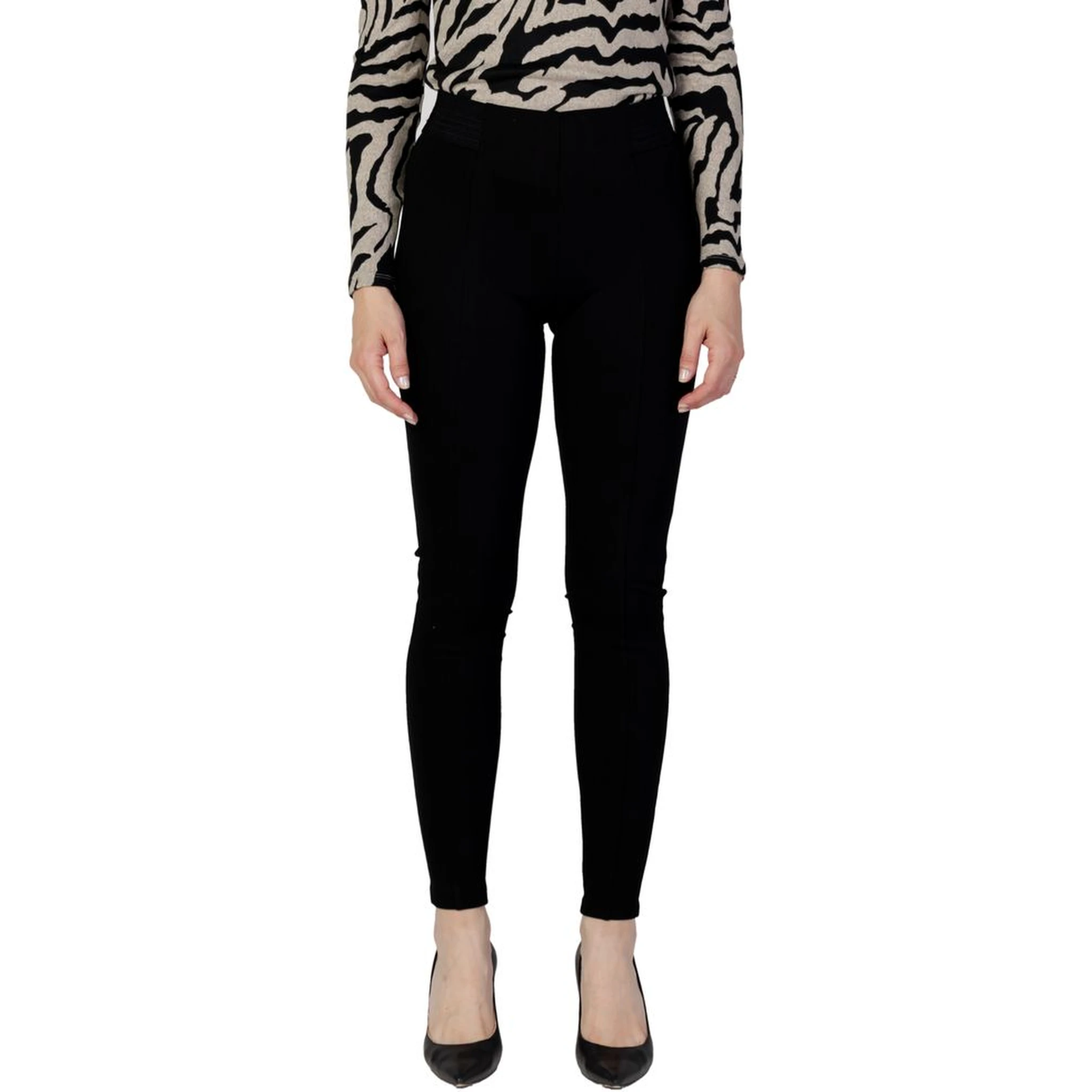 Black Viscose Leggings