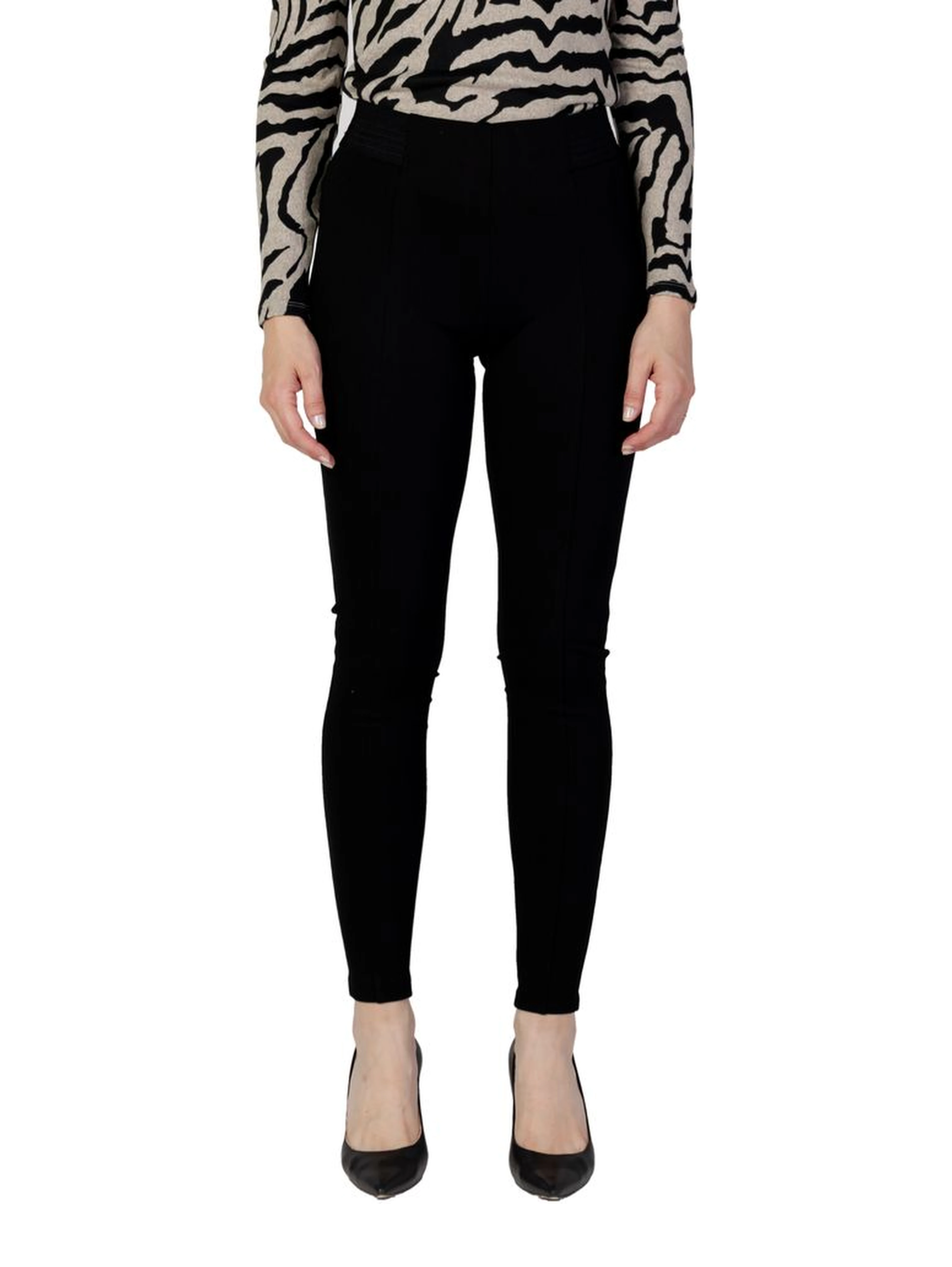 Black Viscose Leggings