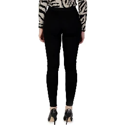 Black Viscose Leggings